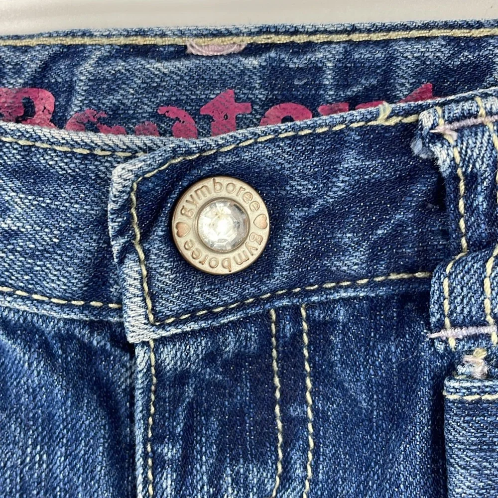 2013 Gymboree Bootcut Jeans w/ Bow Pockets Size 4
